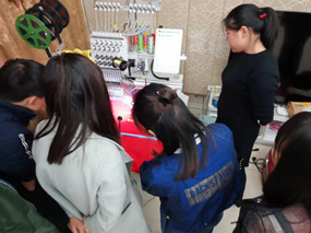 华艺绣花印花培训概况