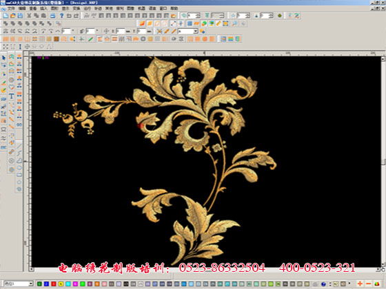 电脑绣花制版实战教学内容